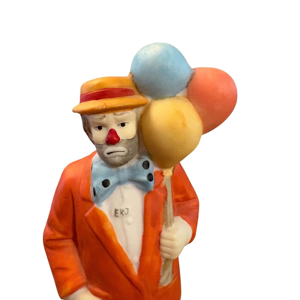 Vintage Emmett Kelly Jr. Flambro Clown Figurine – Balloons – EKJ Collection – Po - Picture 2 of 6